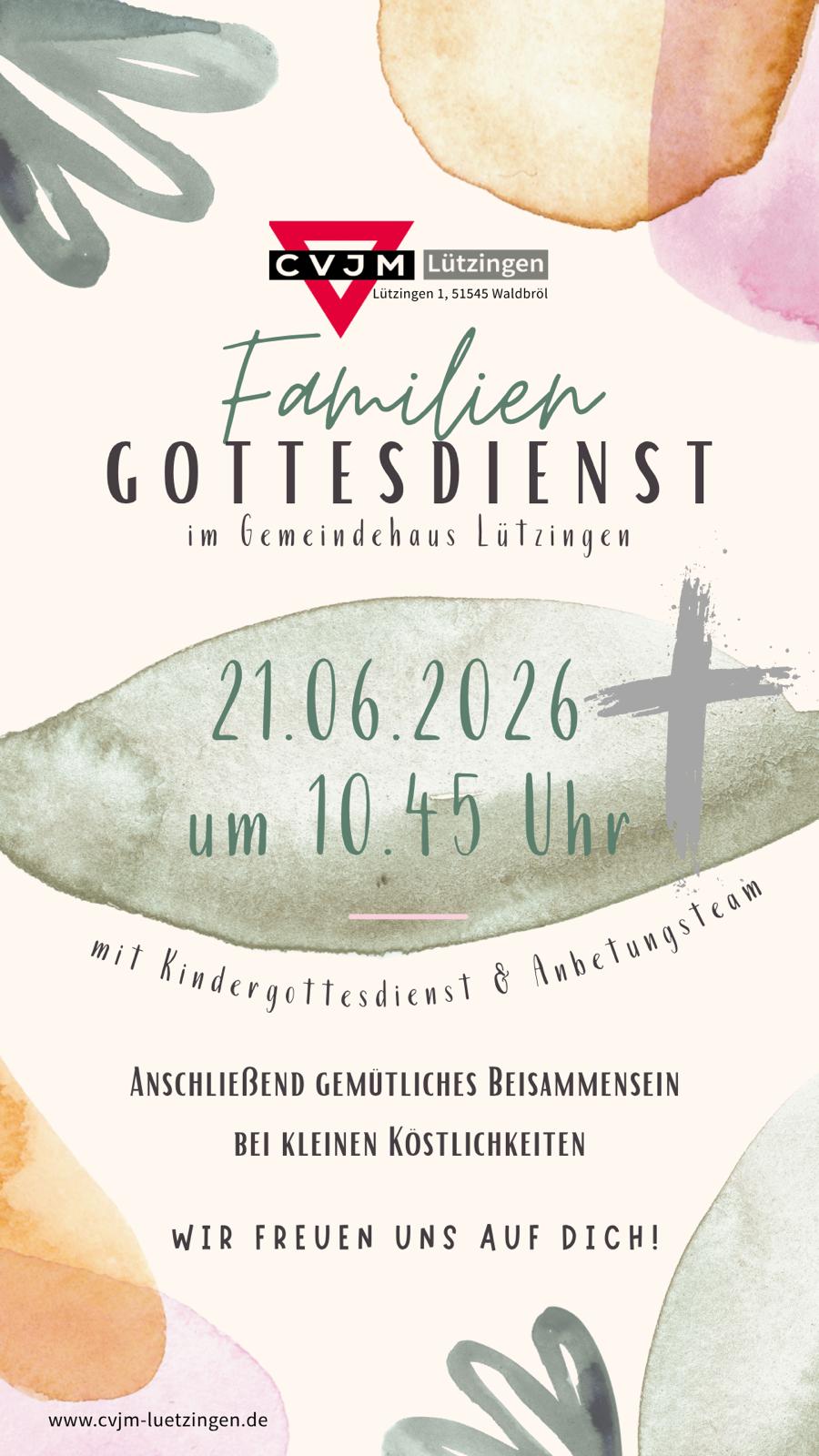 Familiengottesdienst im Juni
