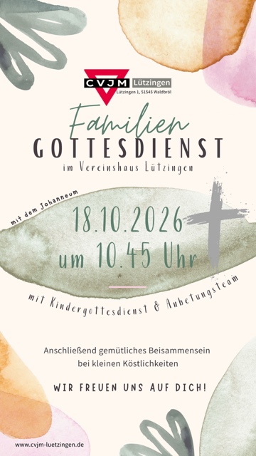 Familiengottesdienst im Oktober