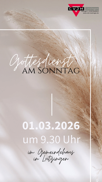 Gottesdienst Lützingen März