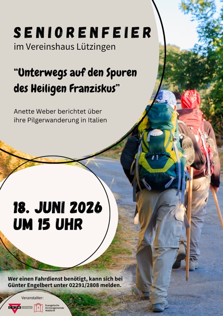 Seniorenfeier am 18. Juni